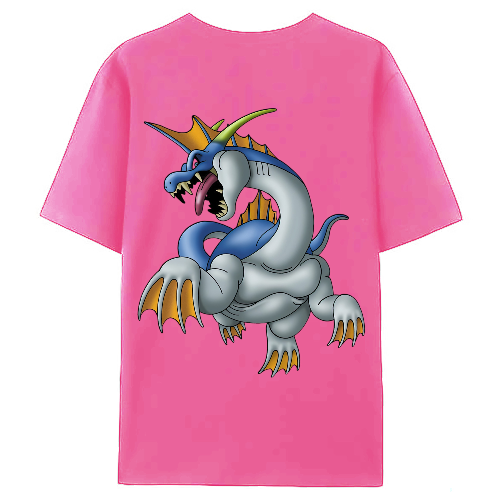 （画像用） ドラゴンクエスト Doragon Kuesuto Dragon Quest レディース半袖Tシャツ(バックプリント)